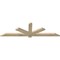 Ekena Millwork Kennewick Rough Sawn Timber Gable Bracket, Douglas Fir, 72"W x 21"H x 2"D x 4"F, 7/12 Pitch GBW072X21X0204KEN00RDF - alternate 4
